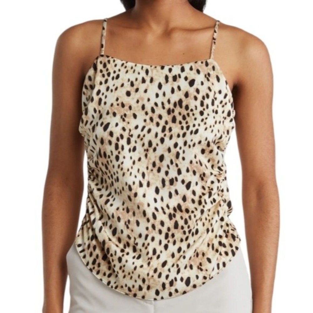 NWT Rachel Roy Leopard Print Women's Tank Top